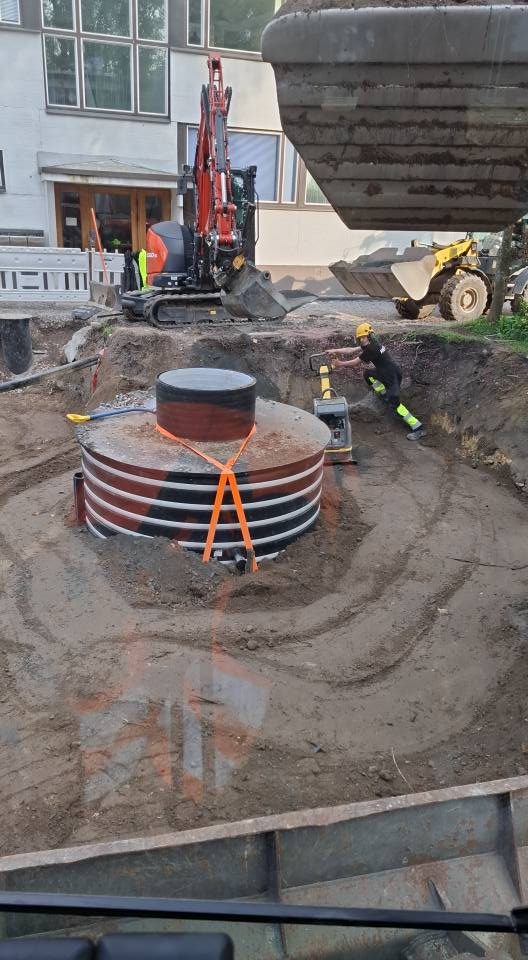 Jätevesijärjestelmän asennus